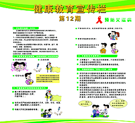 健康教育宣传栏图片