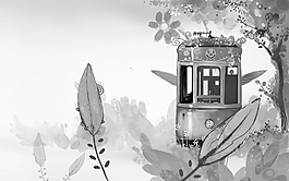 電車背景