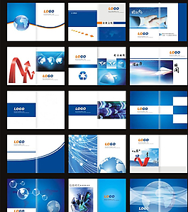 企業(yè)畫冊封面模板集圖片