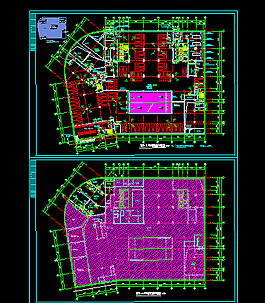 酒店建筑圖紙下載