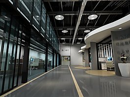 時尚大氣的大堂模型免費下載