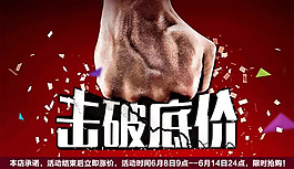 擊破底價