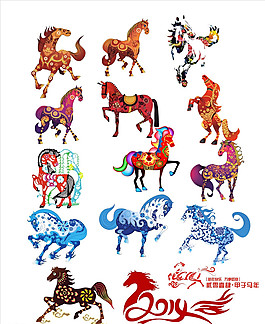 马年素材图片