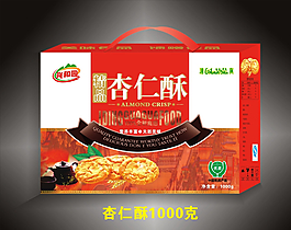 杏仁酥  展开图图片