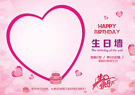生日展板
