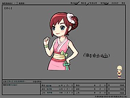 師傅中女動漫模型