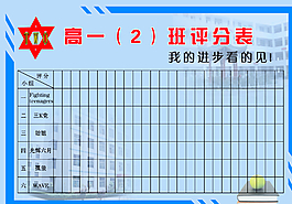 評分表圖片