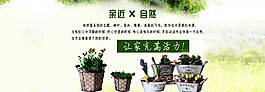 花草首頁海報(bào)設(shè)計(jì)