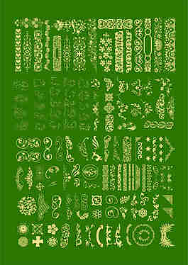 復(fù)古花紋矢量圖CDR下載