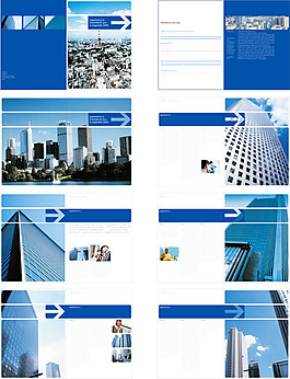 簡約式風格版式設計矢量