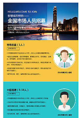 招聘海報