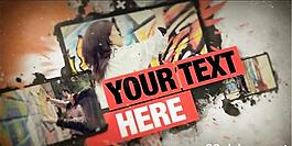 涂鴉包裝展示動畫AE模板