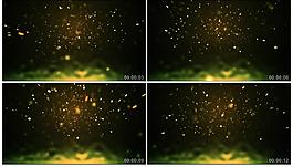 橙色星光視頻素材