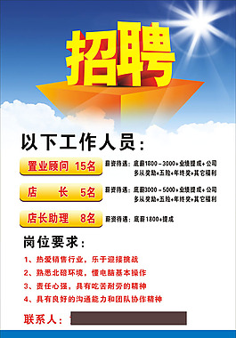 招牌海報
