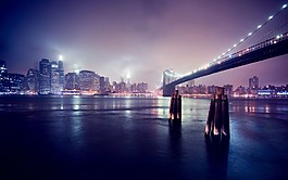 城市夜景背景圖片