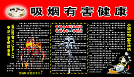吸煙有害健康展板圖片