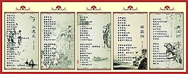 名人名言展板