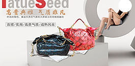 淘寶女包海報