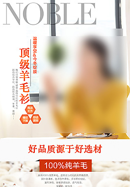 女裝詳情模板PSD