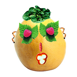 創(chuàng)意水果人像拼圖