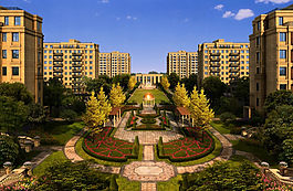 住宅小區(qū)效果圖片