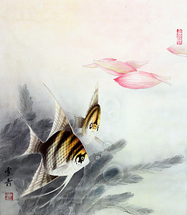 龔雪青工筆花鳥高清圖