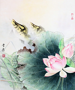 龔雪青工筆花鳥高清圖