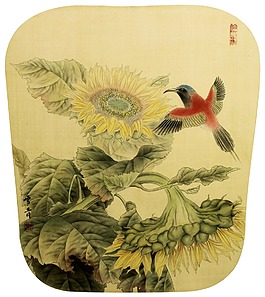 龔雪青工筆花鳥高清圖
