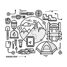 素描旅行用品