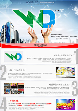 城市推廣網站介紹海報