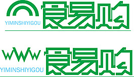 logo 綠色 電商