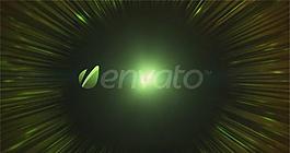 光線放射Logo演繹AE模板