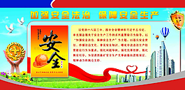 安全生產(chǎn)展板分層圖片