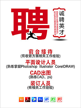 企業(yè)公司招聘海報(bào)誠(chéng)聘英才