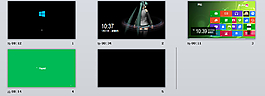 仿win8啟動與關機全過程ppt模板