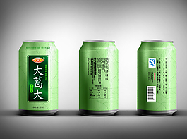 綠色飲料包裝圖片