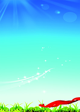 藍色背景