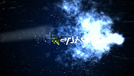暴風(fēng)雪過后展示標志AE模板