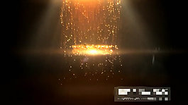 星星粒子雨AE片頭模板下載