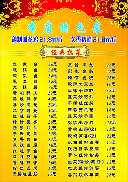 菜單