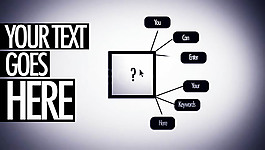 個(gè)性的電腦操作AE模板
