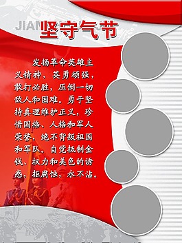 部隊各類展板PSD