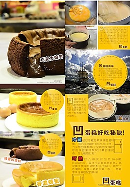 凹蛋糕海報