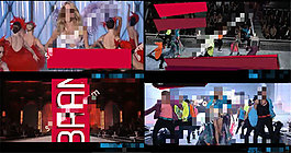 非常時尚大型的模特欄目包裝ae模板