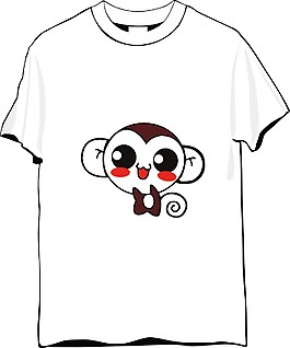小猴紀(jì)念T恤設(shè)計(jì)