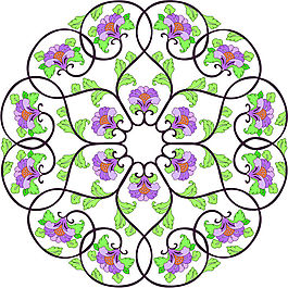 图案花边