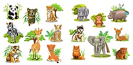 動物矢量素材