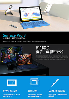 Surface Pro 3 微軟平板電腦