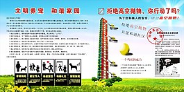 小區物業文明養寵及拒圖片