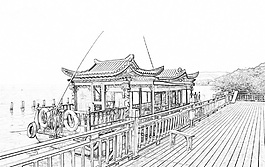 船素描